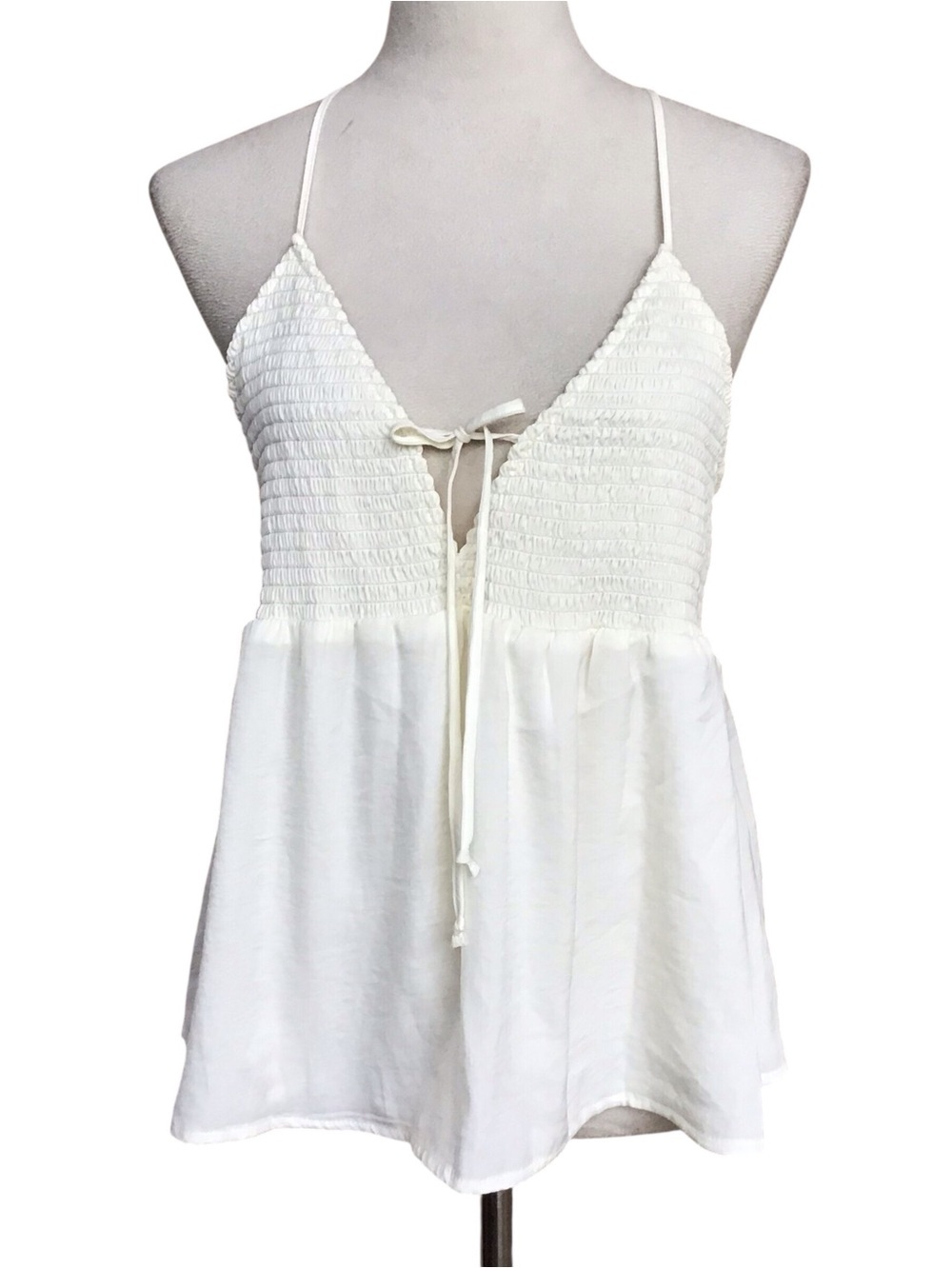 American Eagle Boho Smocked Babydoll Blouse Women’s Size XXL NEW